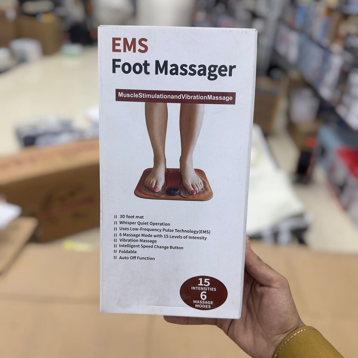 EMS Pulse Foot Massager with 6 Modes