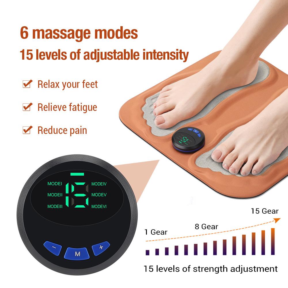 EMS Pulse Foot Massager with 6 Modes